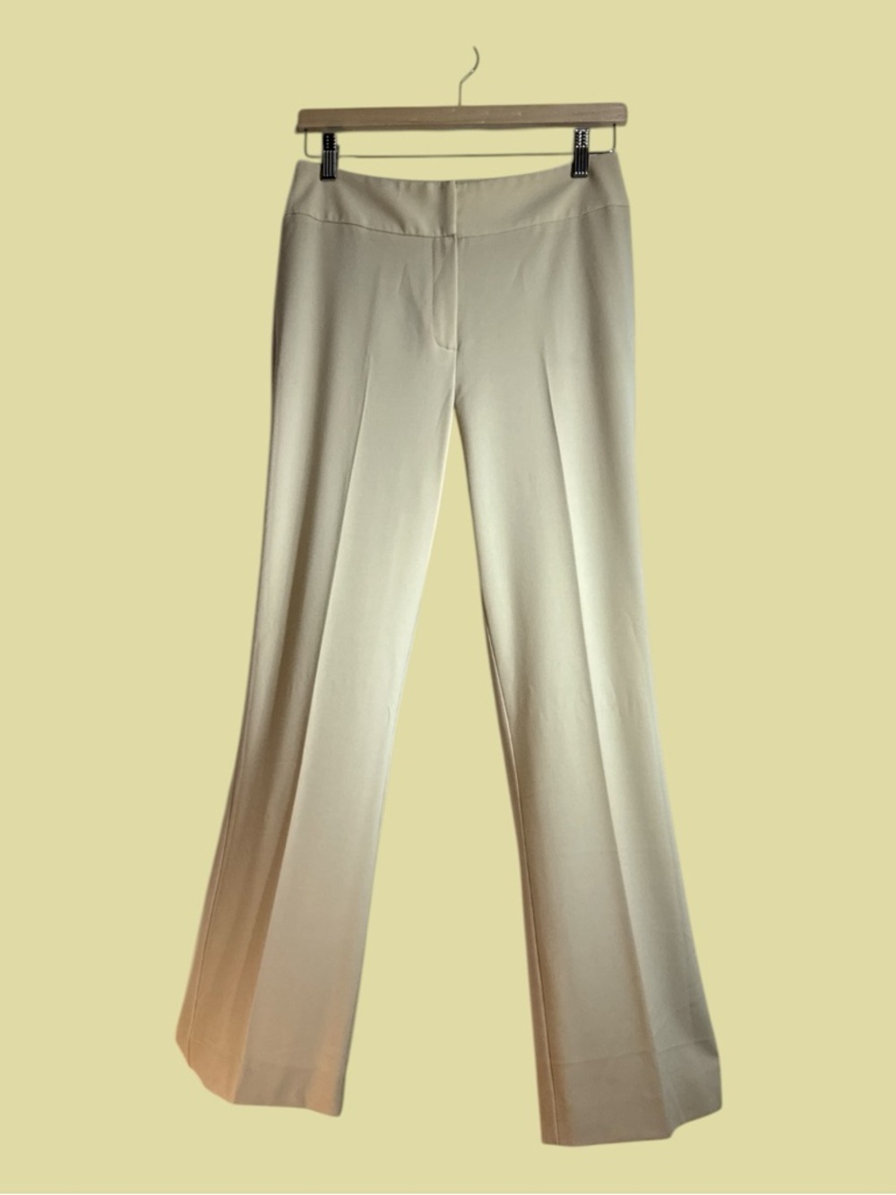 Margaret M Career Dress Pants Beige Straight Leg Size 6